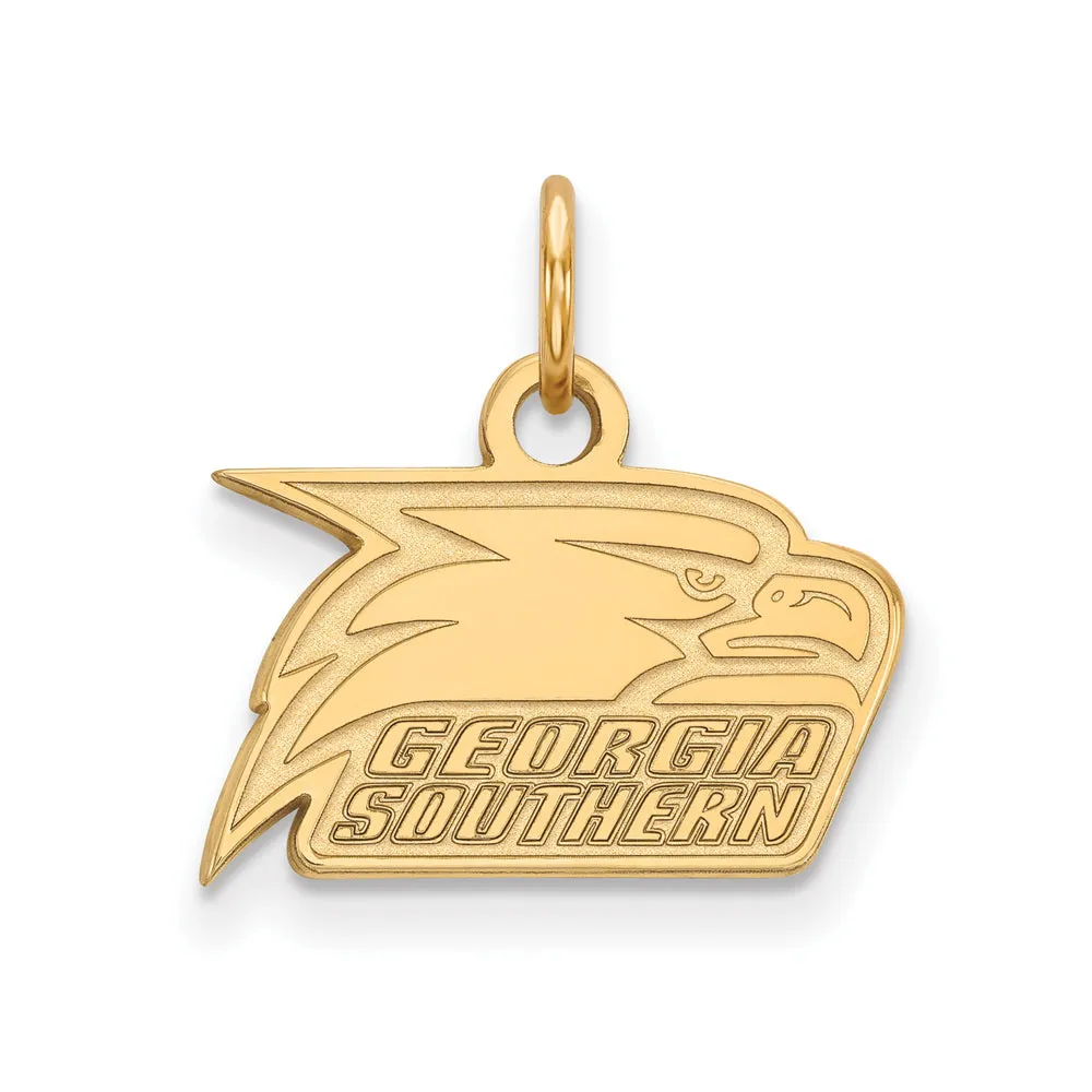 10k Yellow Gold Georgia Southern U XS (Tiny) Eagles Logo Charm