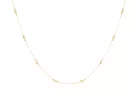 15 Choker Simplicity Chain Gold - Classic 2.5mm-eNewton