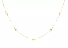 15 Simplicity Choker 4mm Bead Gold