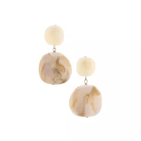 Acetate Resin Double Circle Earring