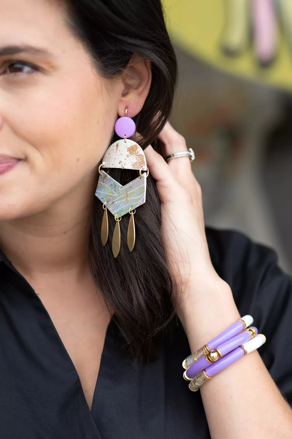 Annie Claire Designs Subscription: Earring + Bracelet Stack of the Month Club