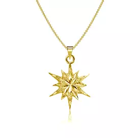 Bethlehem Star Necklace - Gold Plated