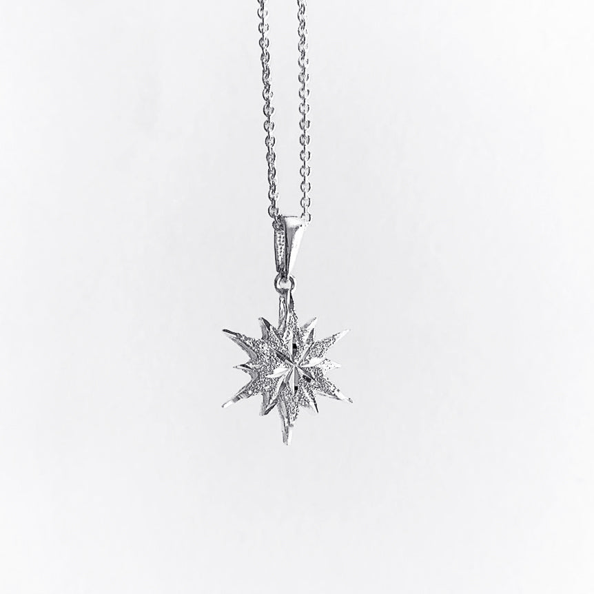 Bethlehem Star Necklace - Silver