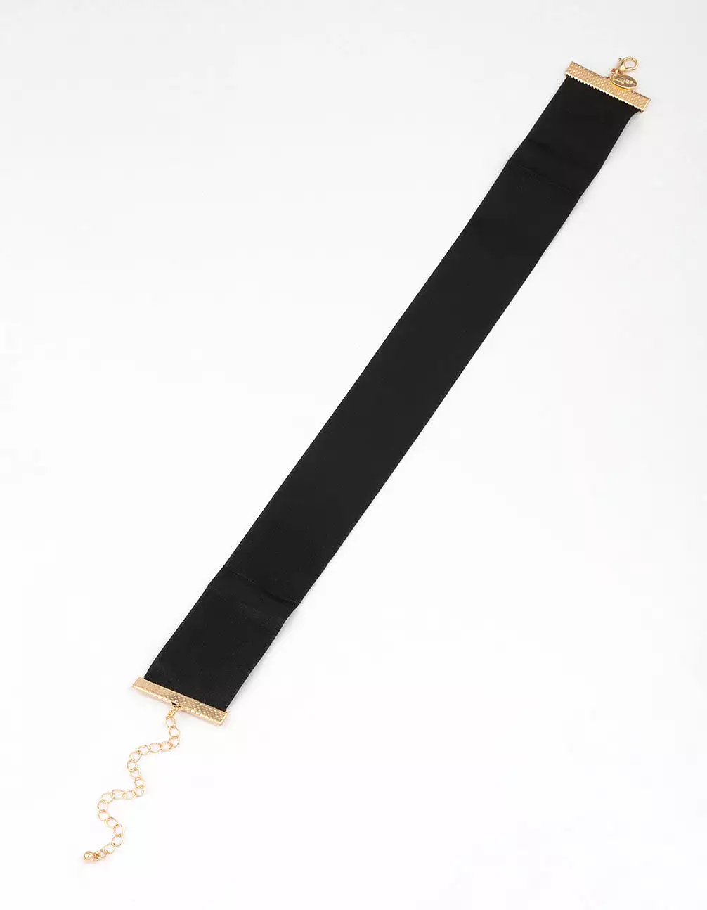 Black Fabric Simple Choker