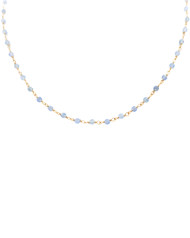 Blue Chalcedony 3-4mm Choker