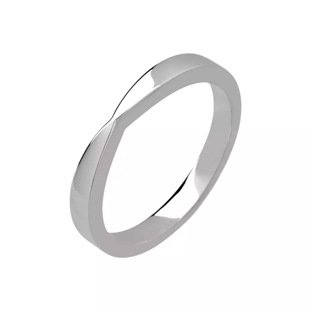 Bow Shape Wedding Band