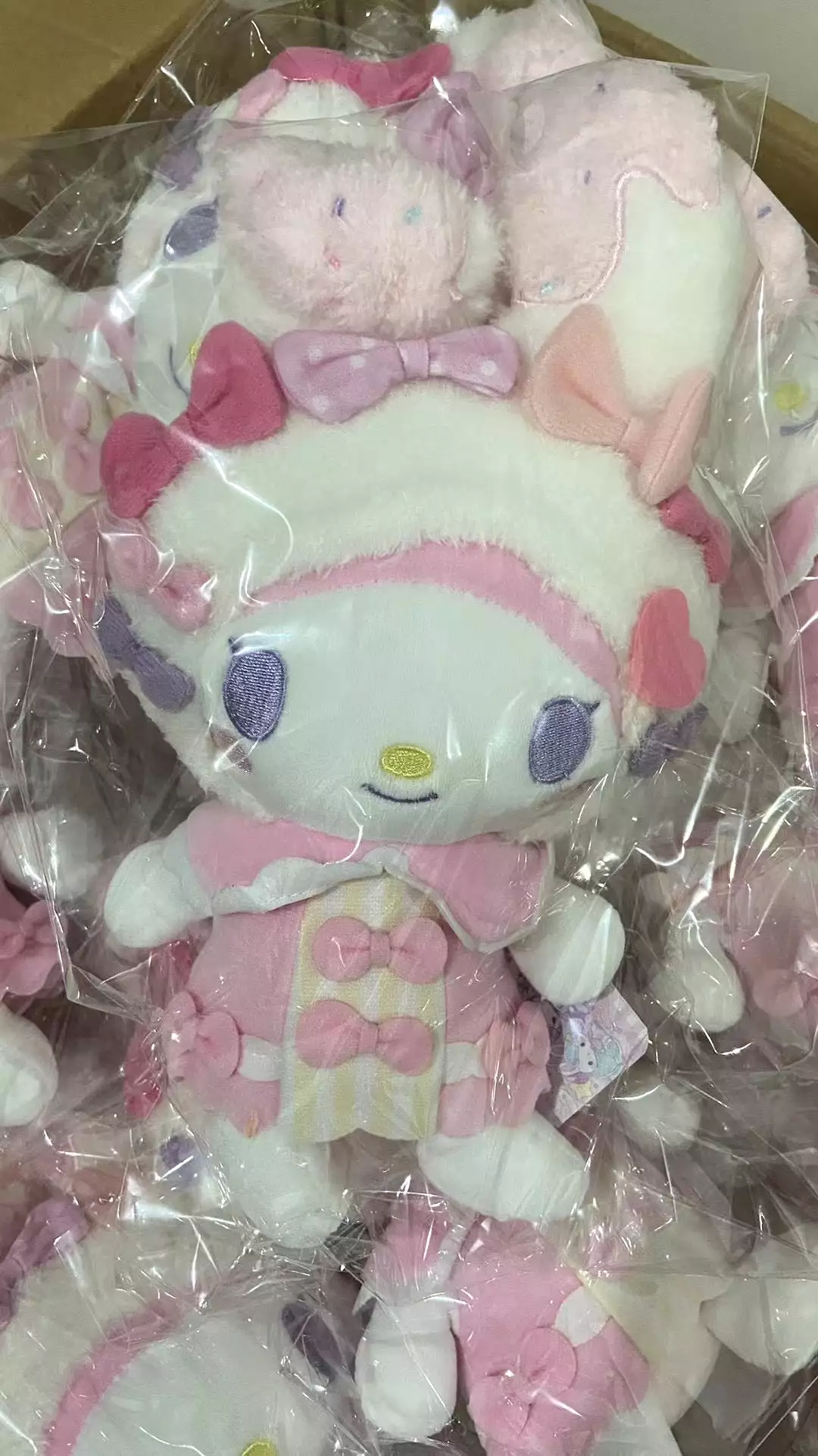 Bowknot Sanrio mymelody kuromi plushies stuffed toys ornament