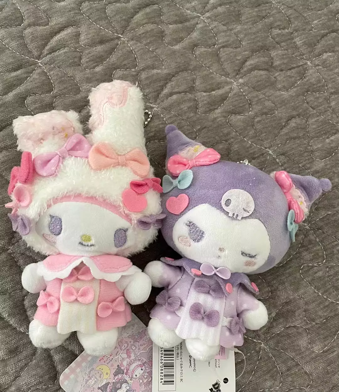 Bowknot Sanrio mymelody kuromi plushies stuffed toys ornament