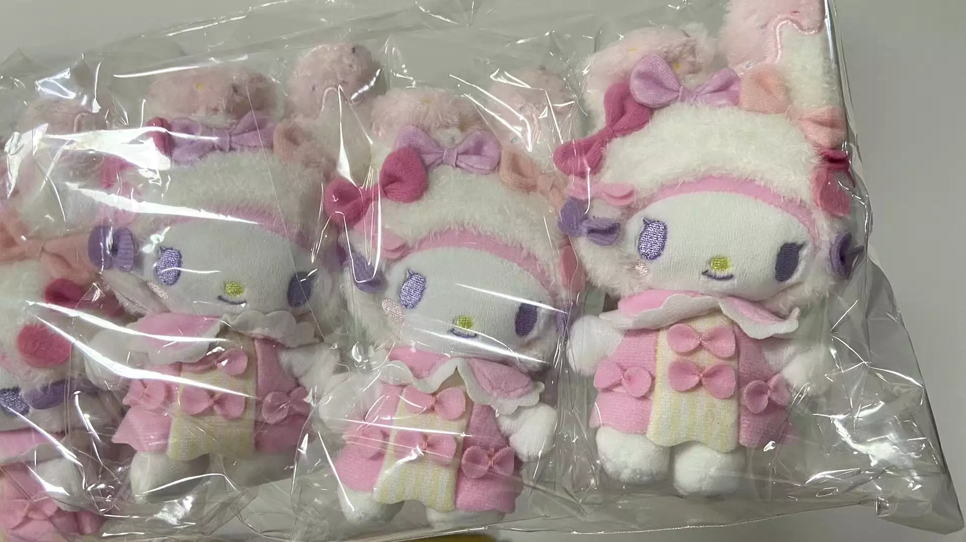 Bowknot Sanrio mymelody kuromi plushies stuffed toys ornament