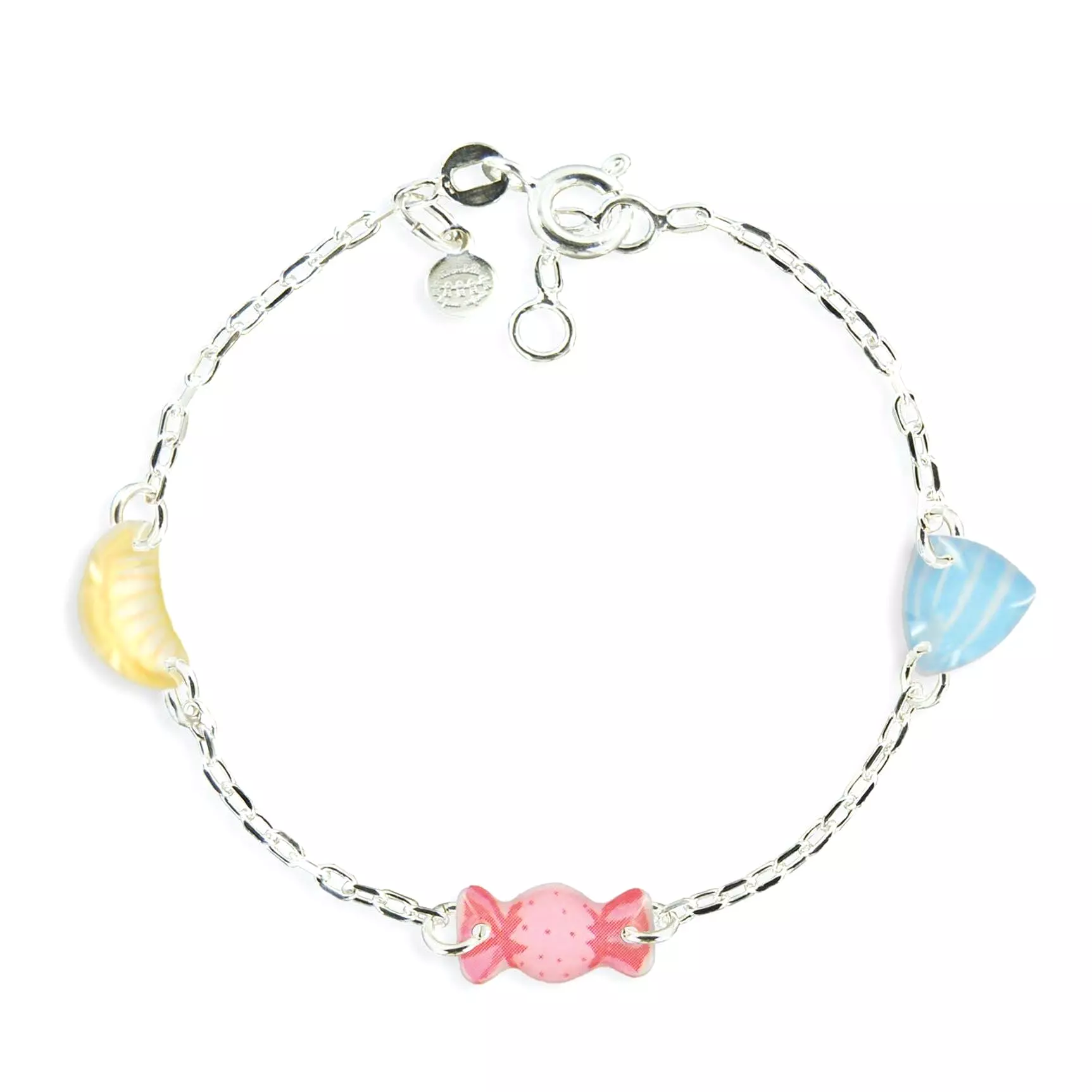 Bracelet enfant 3 motifs argent 925-Candy