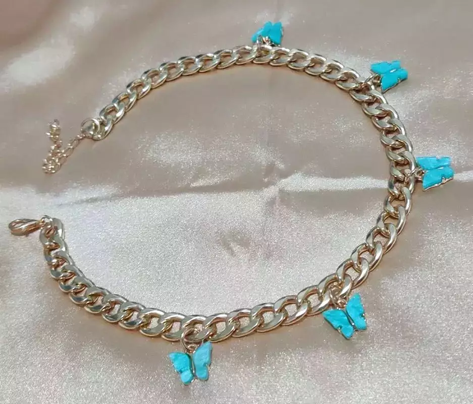 Butterfly Cuban Link Choker