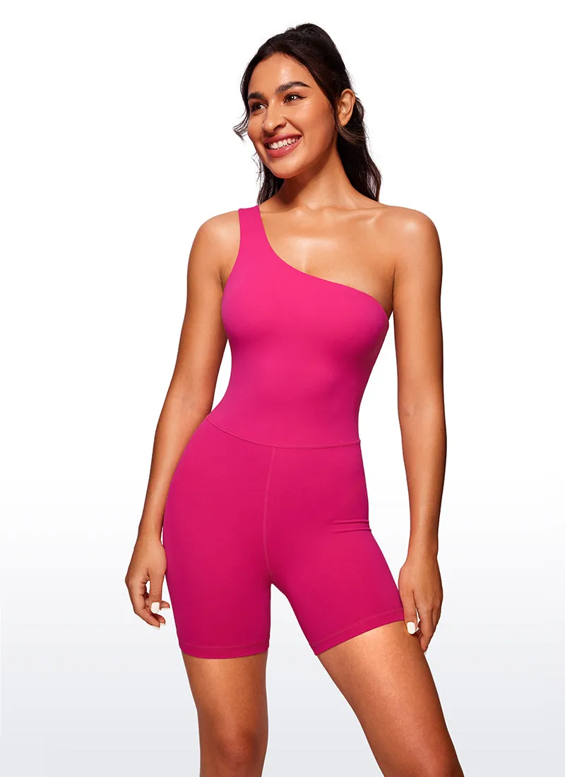 Butterluxe One Shoulder Rompers 5'' - Stretchy Bodysuit