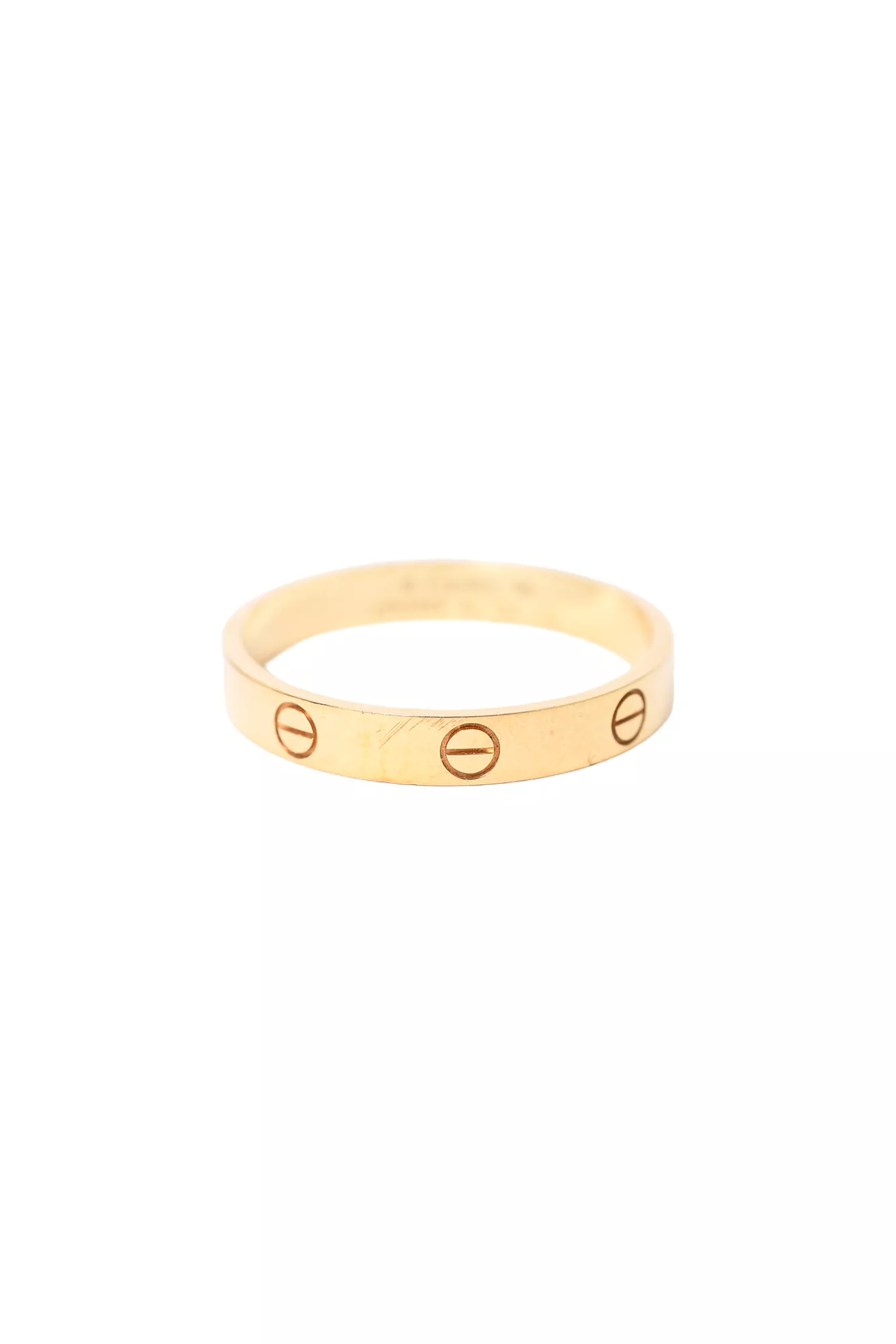 Cartier 18k Yellow Gold 'Love' Wedding Band Size 66