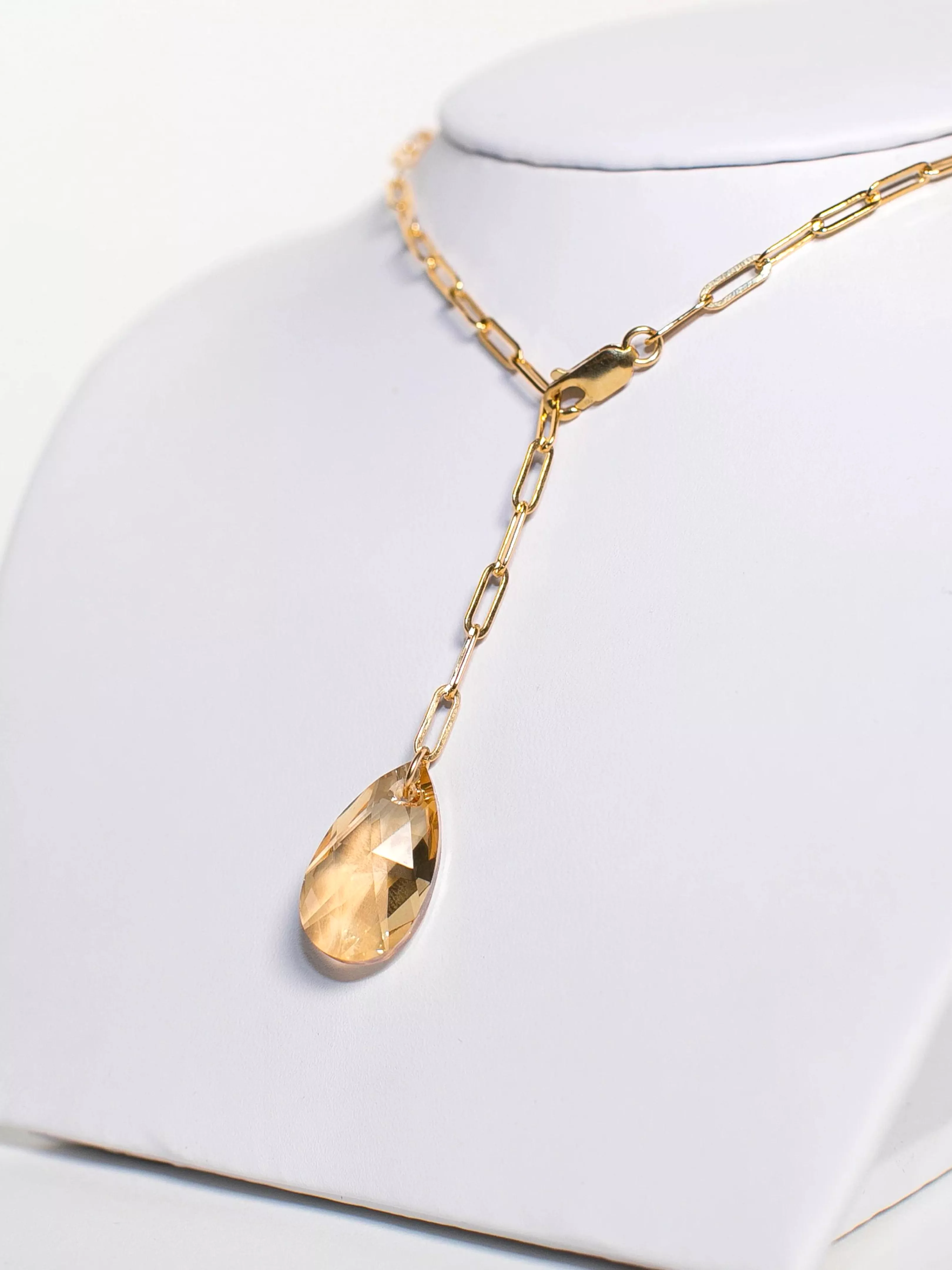 Champagne Stone Necklace