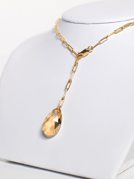 Champagne Stone Necklace