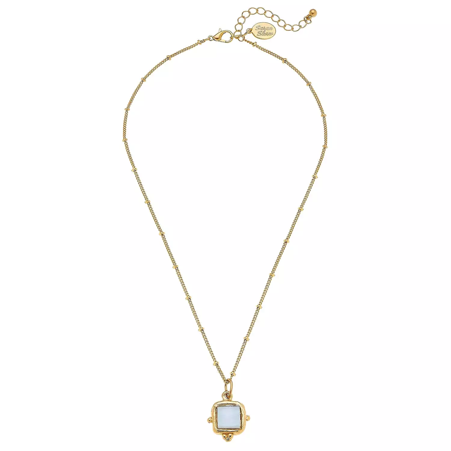 Charlotte Dainty French White Necklace