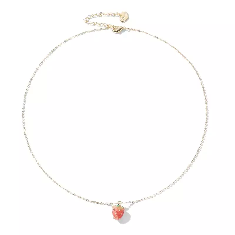 CHIC STRAWBERRY CHOKER