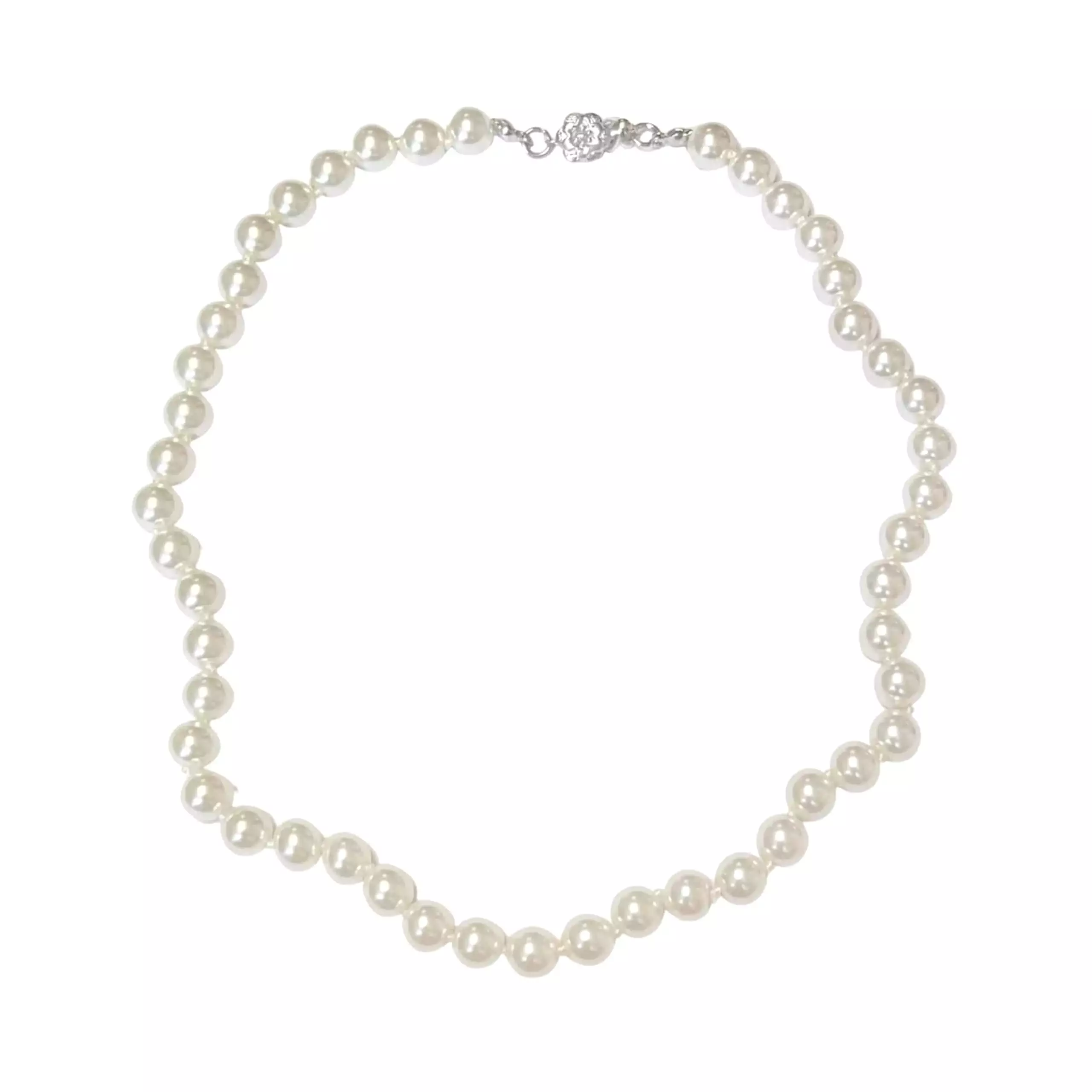 Classic Faux Pearl Necklace