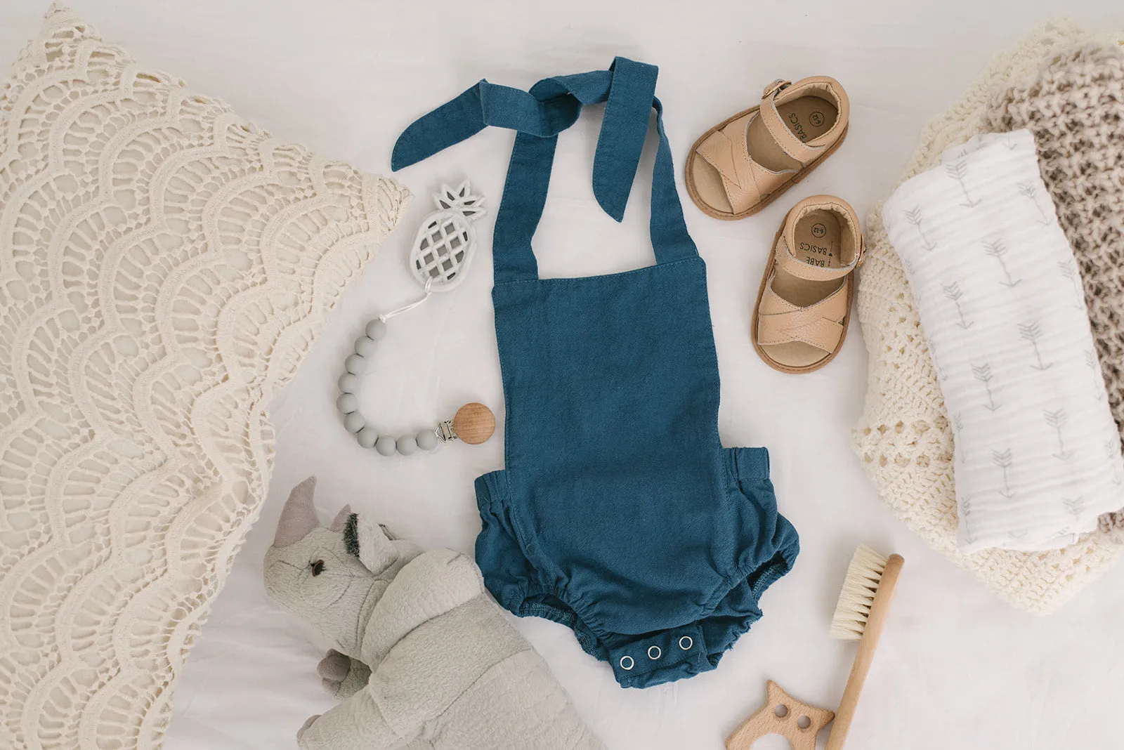 Cobalt Halter Romper