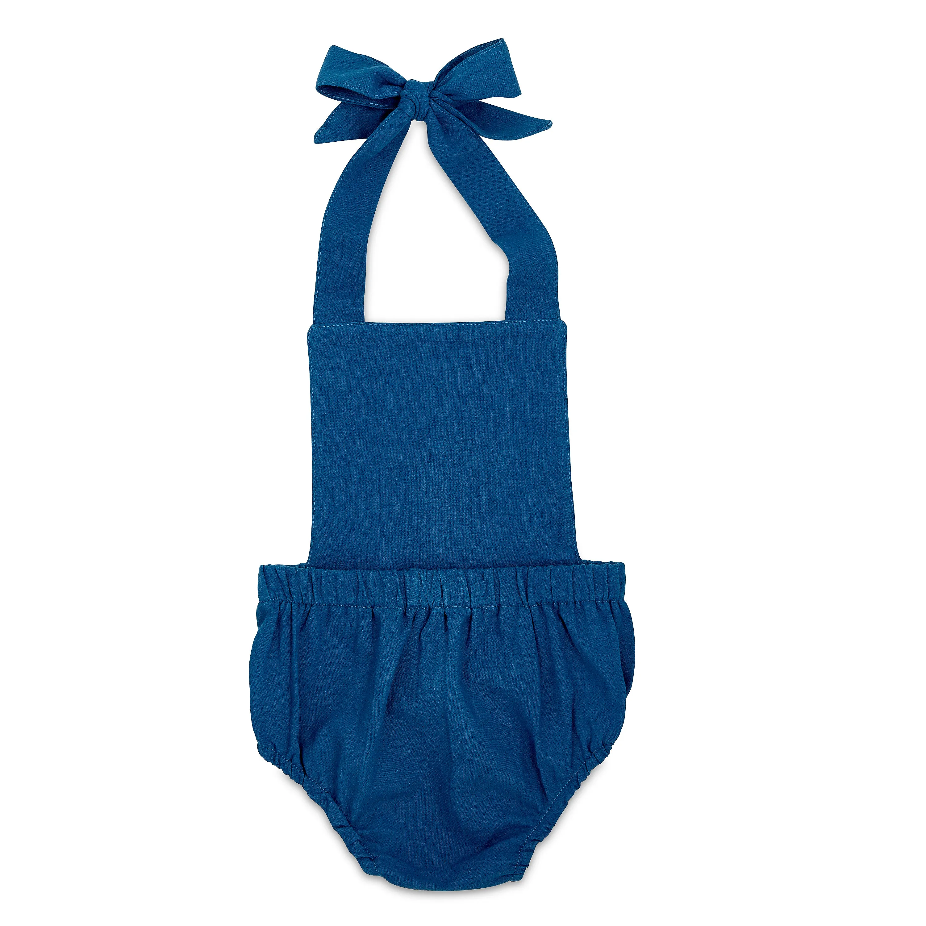 Cobalt Halter Romper