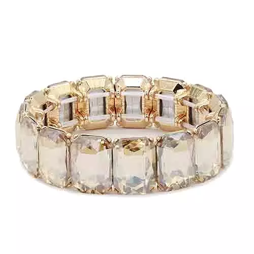 Crystal Stone Stretch Bracelet