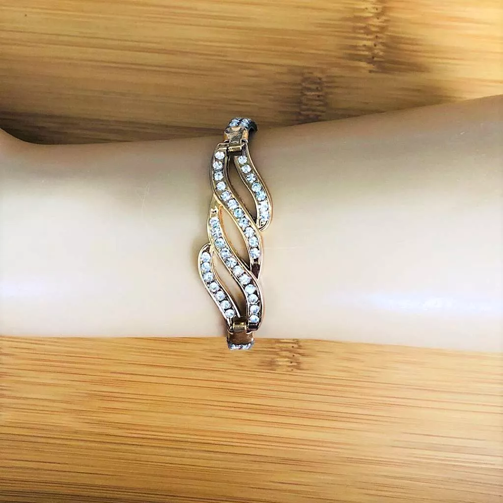 Crystal Wave Bracelet