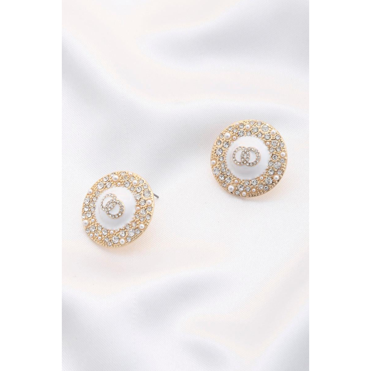 Double Circle Round Metal Earring