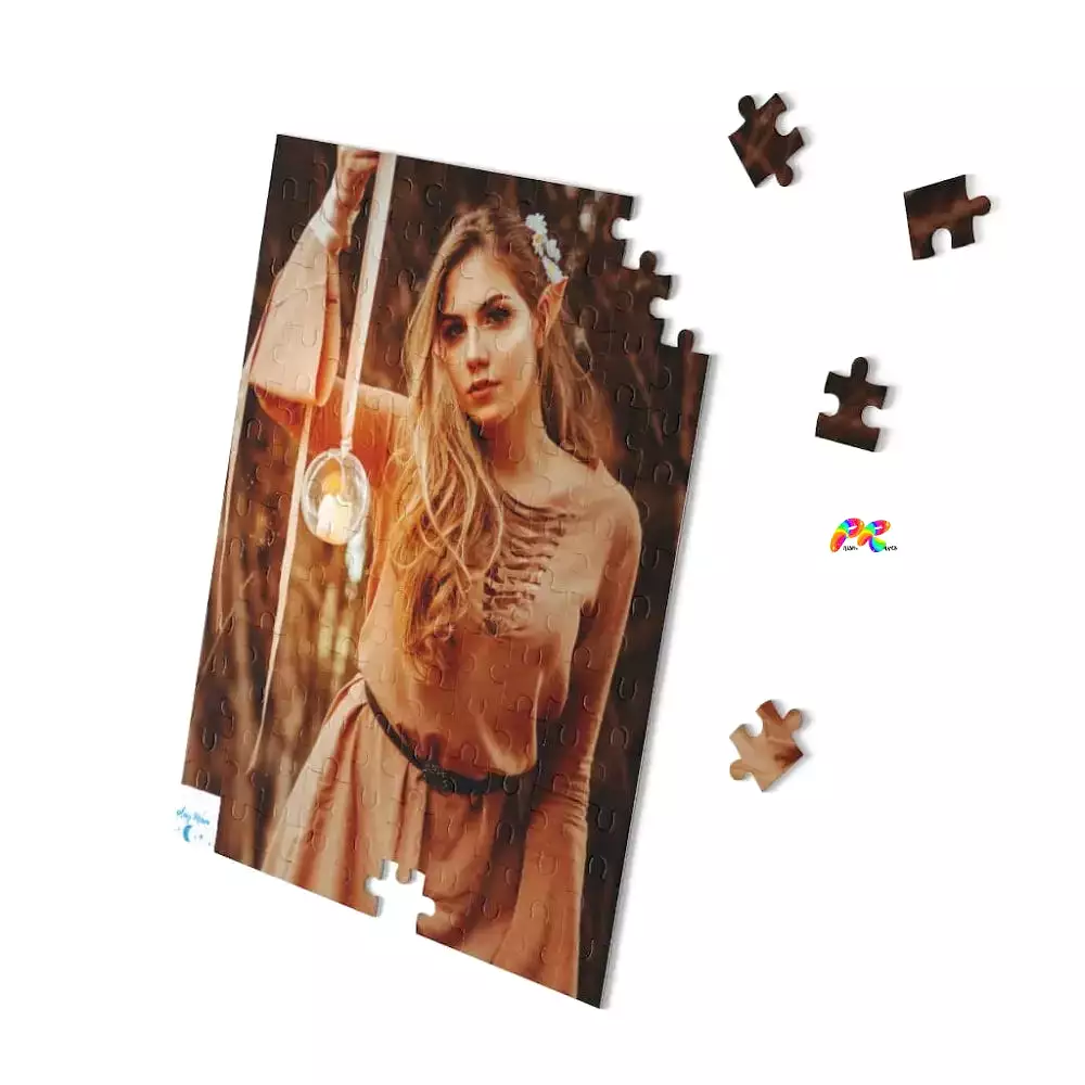 Elf Girl With Ornament Puzzle (120, 252, 500-Piece)