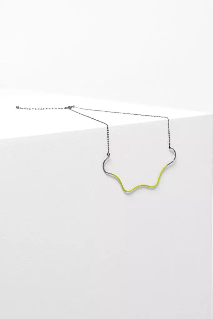 Elk The Label - Wave Necklace - Limeade