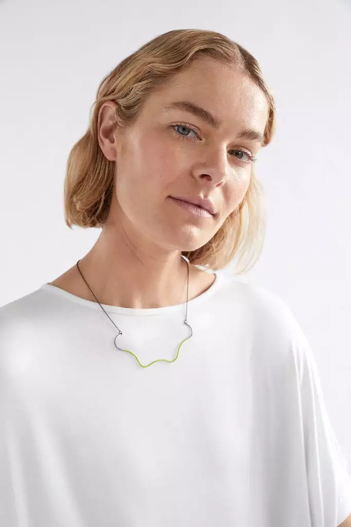 Elk The Label - Wave Necklace - Limeade