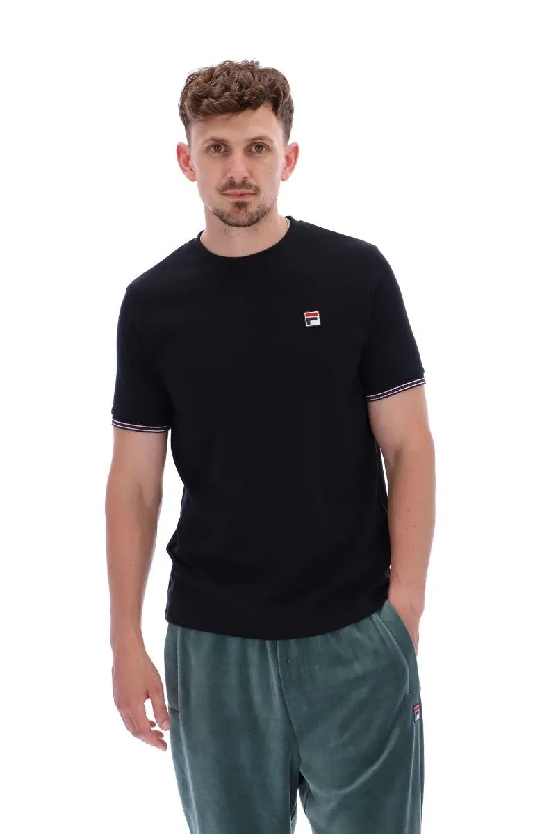 Fila Caleb Crew Neck T-Shirt Black