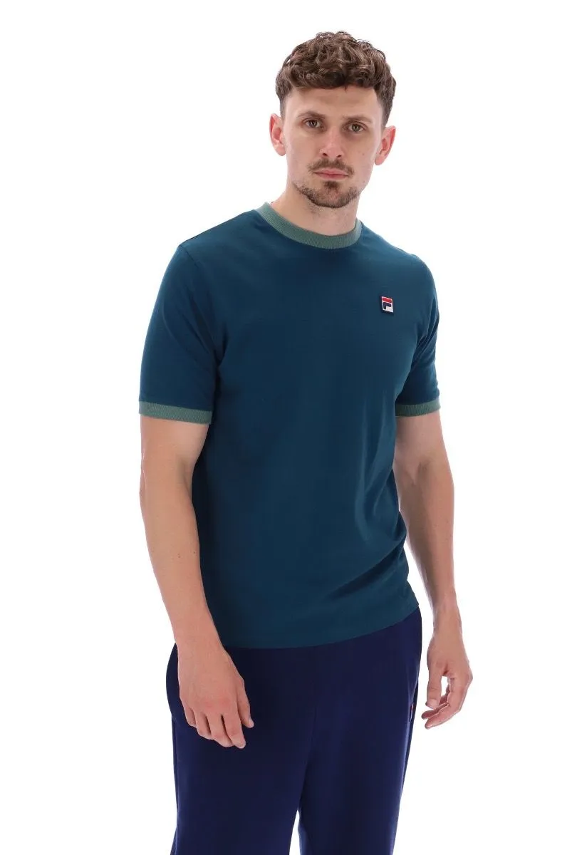 Fila Marconi Crew Neck T-Shirt Reflecting/Forest