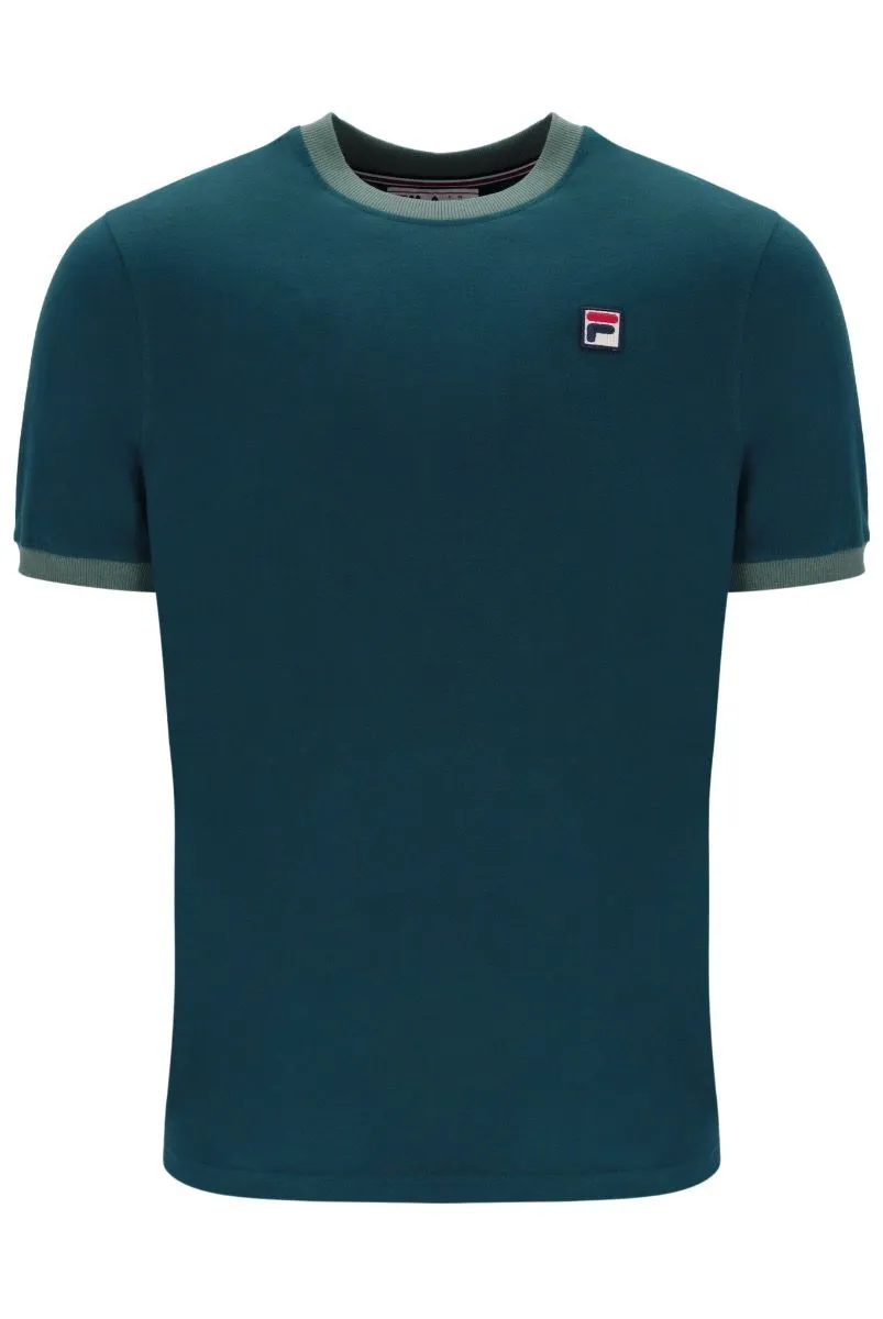 Fila Marconi Crew Neck T-Shirt Reflecting/Forest