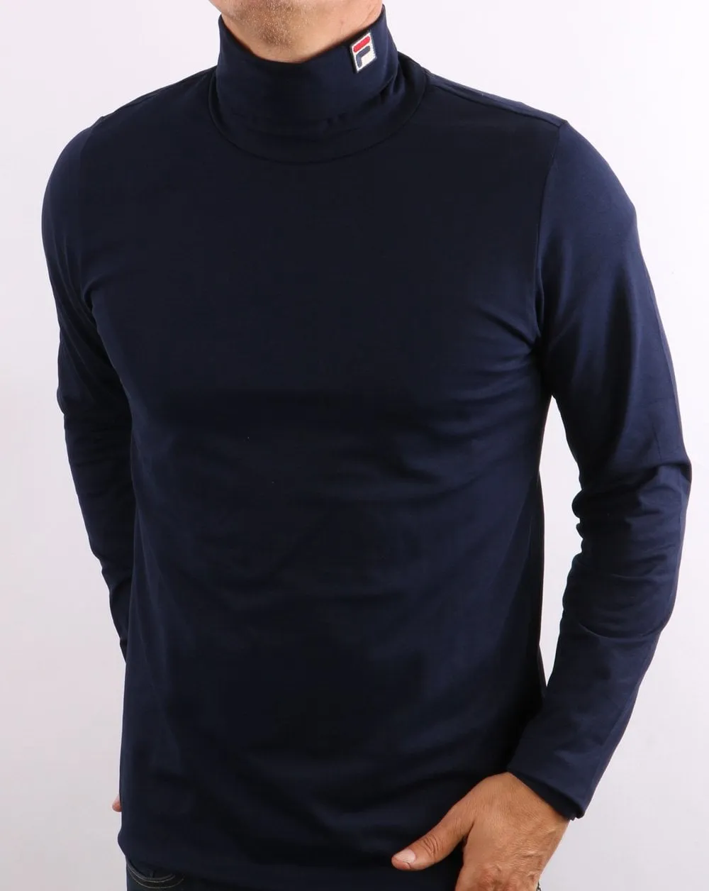 Fila Vintage Roll Neck Navy