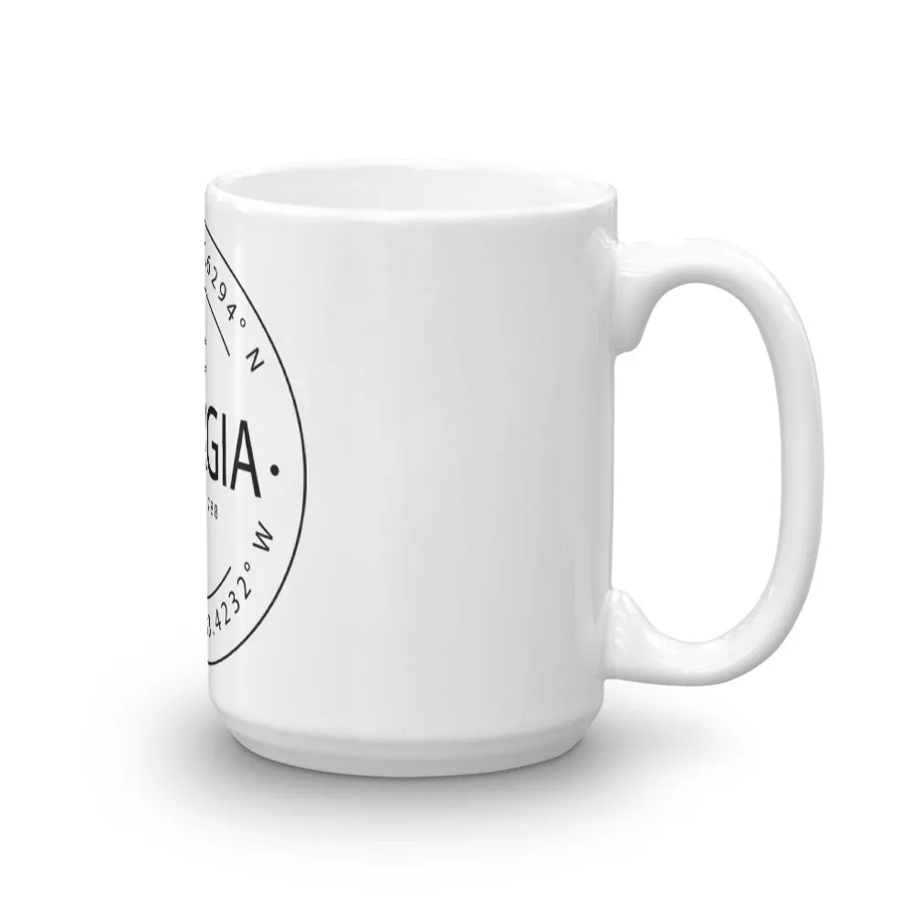 Georgia - Mug - Latitude & Longitude