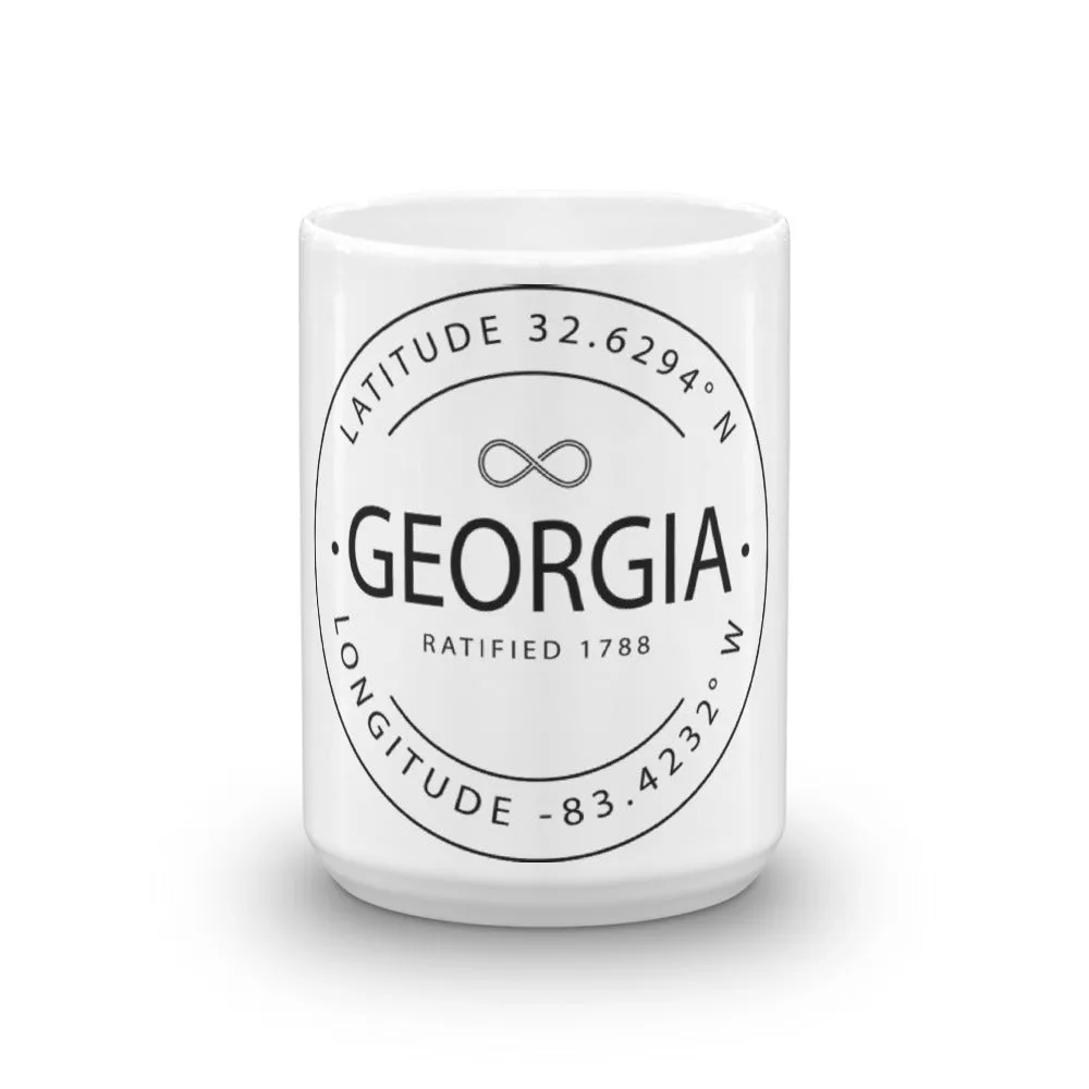 Georgia - Mug - Latitude & Longitude