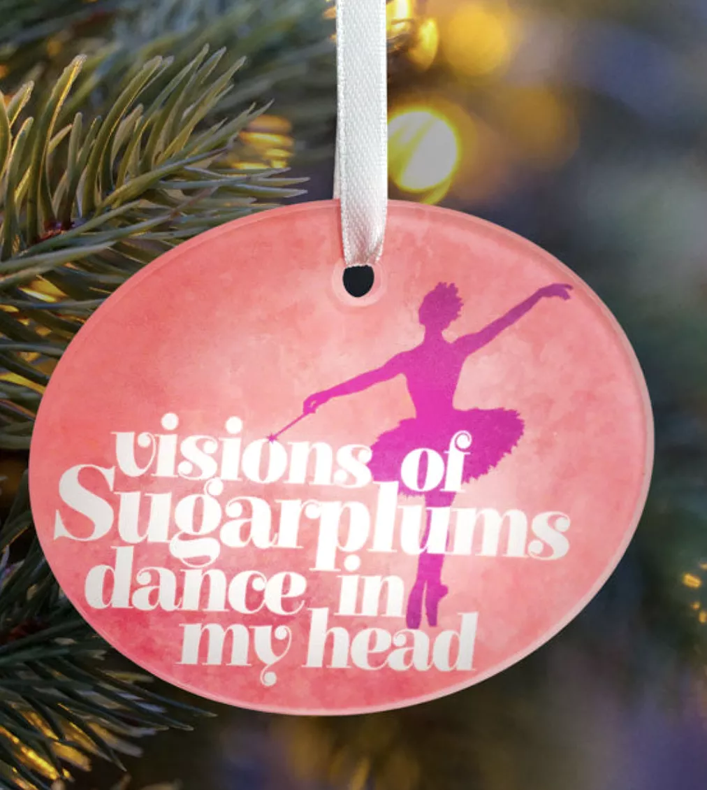 Glass Holiday Ornament