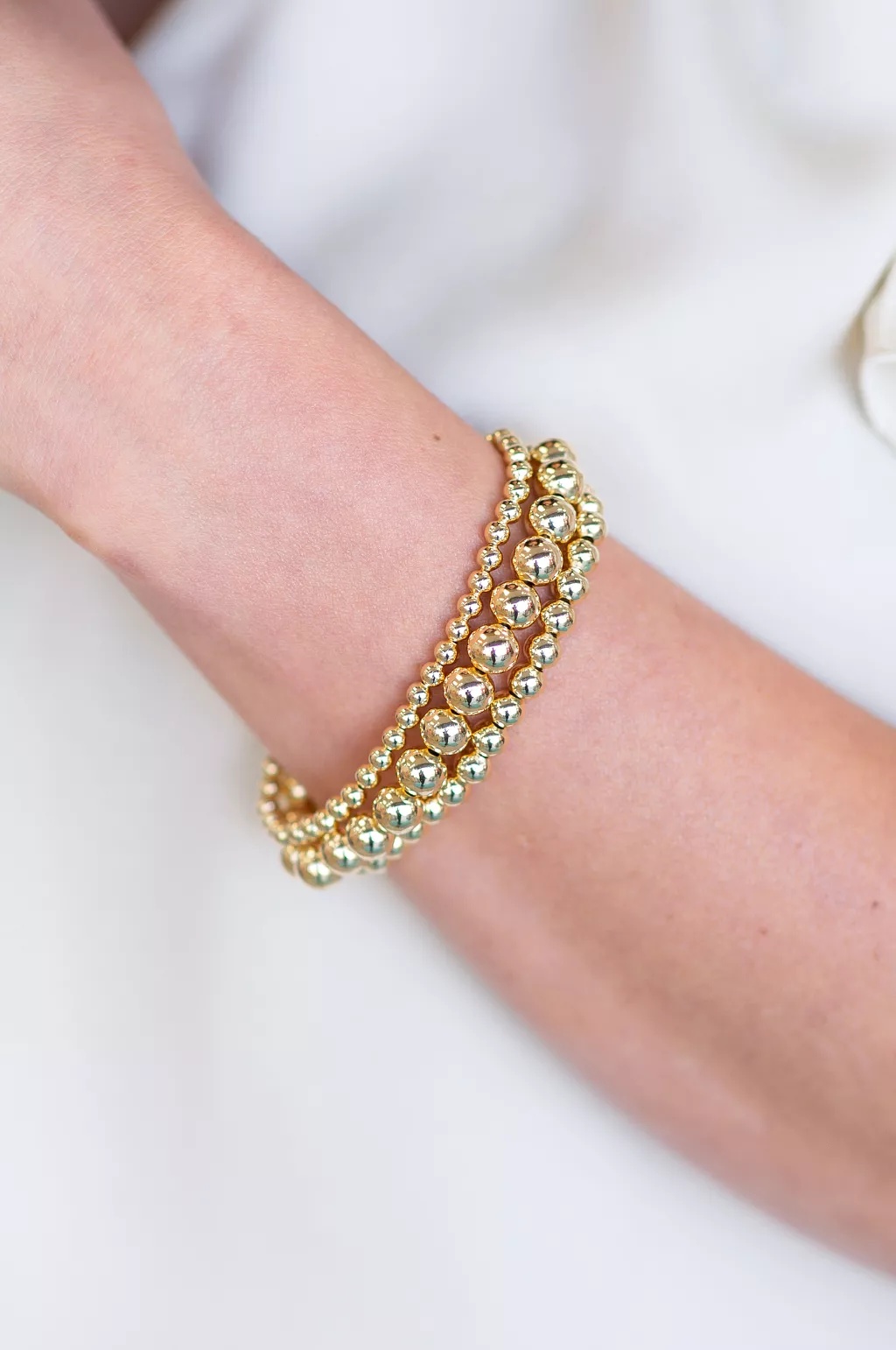 Gold Filled Ball Bracelet by Annie Claire Designs