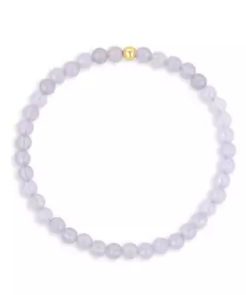 Gorjana Carter Gemstone Bracelet - Lavender Jade/Gold