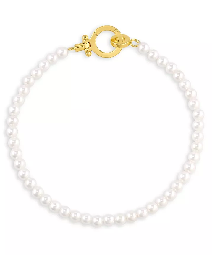 Gorjana Parker Pearl Bracelet - Gold