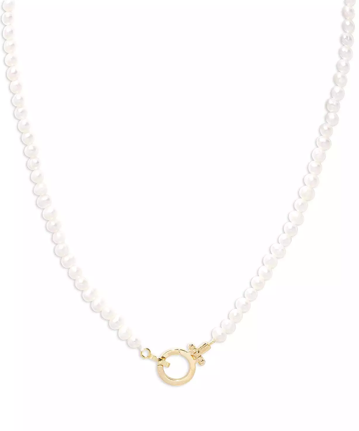 Gorjana Parker Pearl Necklace - Gold