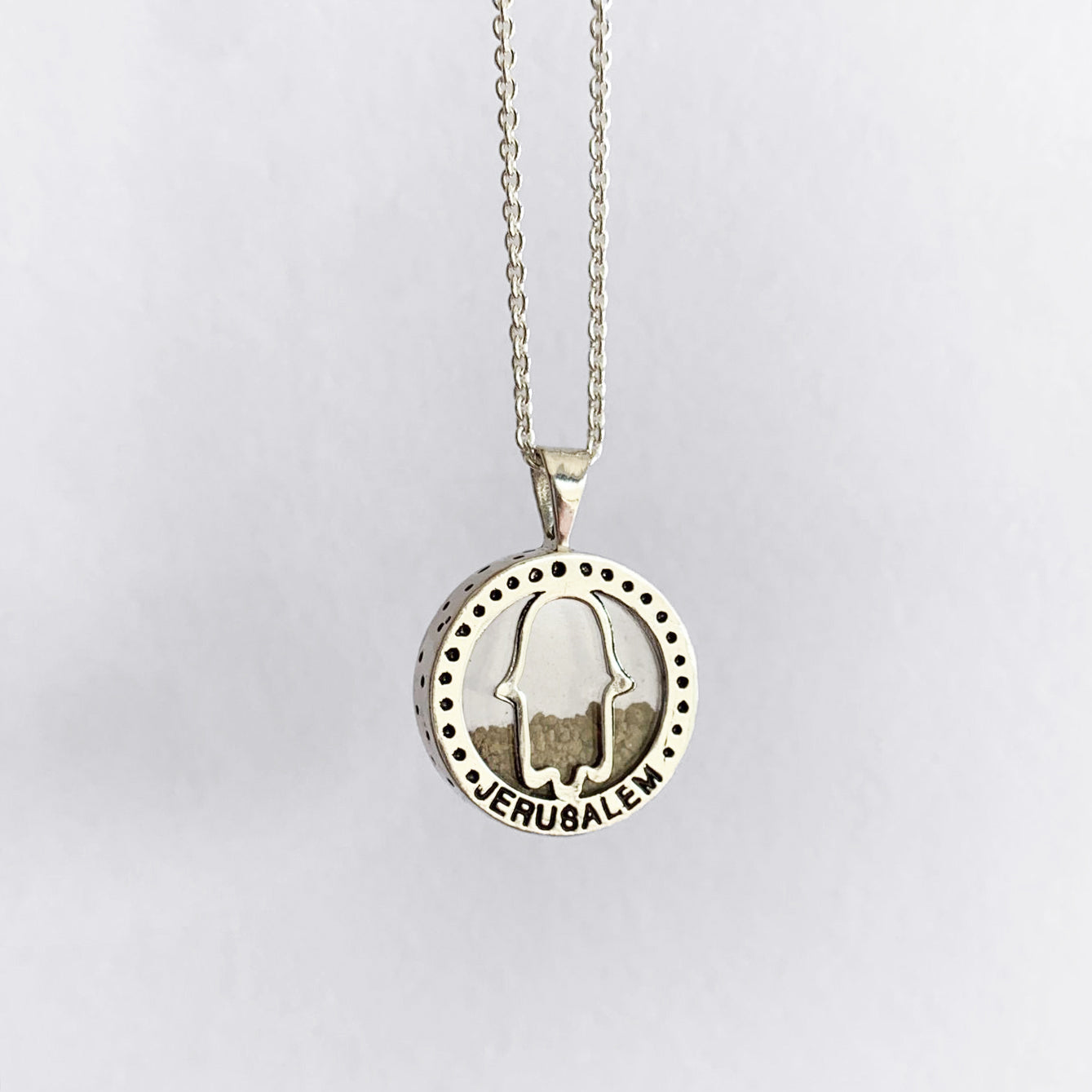 Holy Land Hamsa Necklace