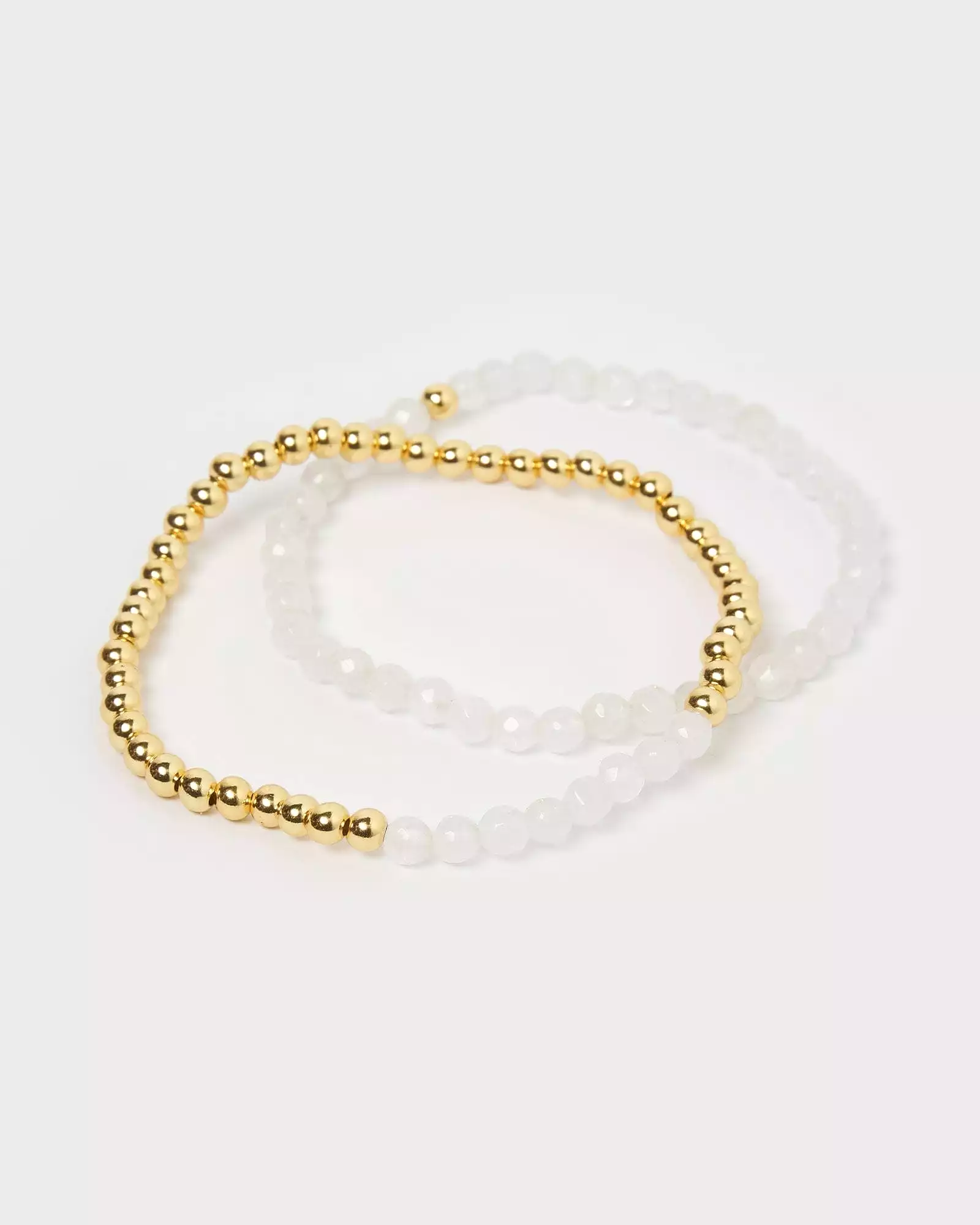 Izoa April Birthstone Bracelet Set