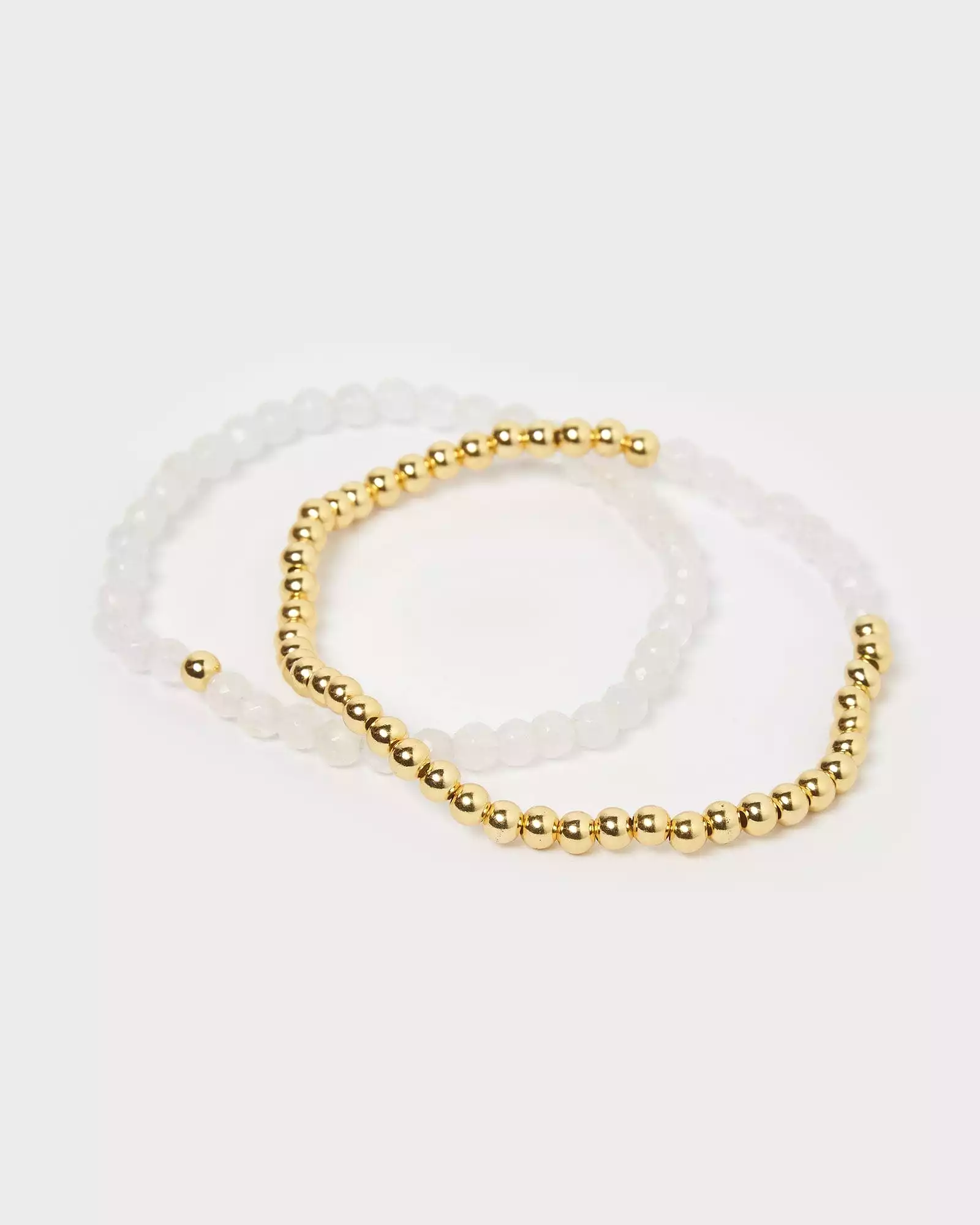 Izoa April Birthstone Bracelet Set