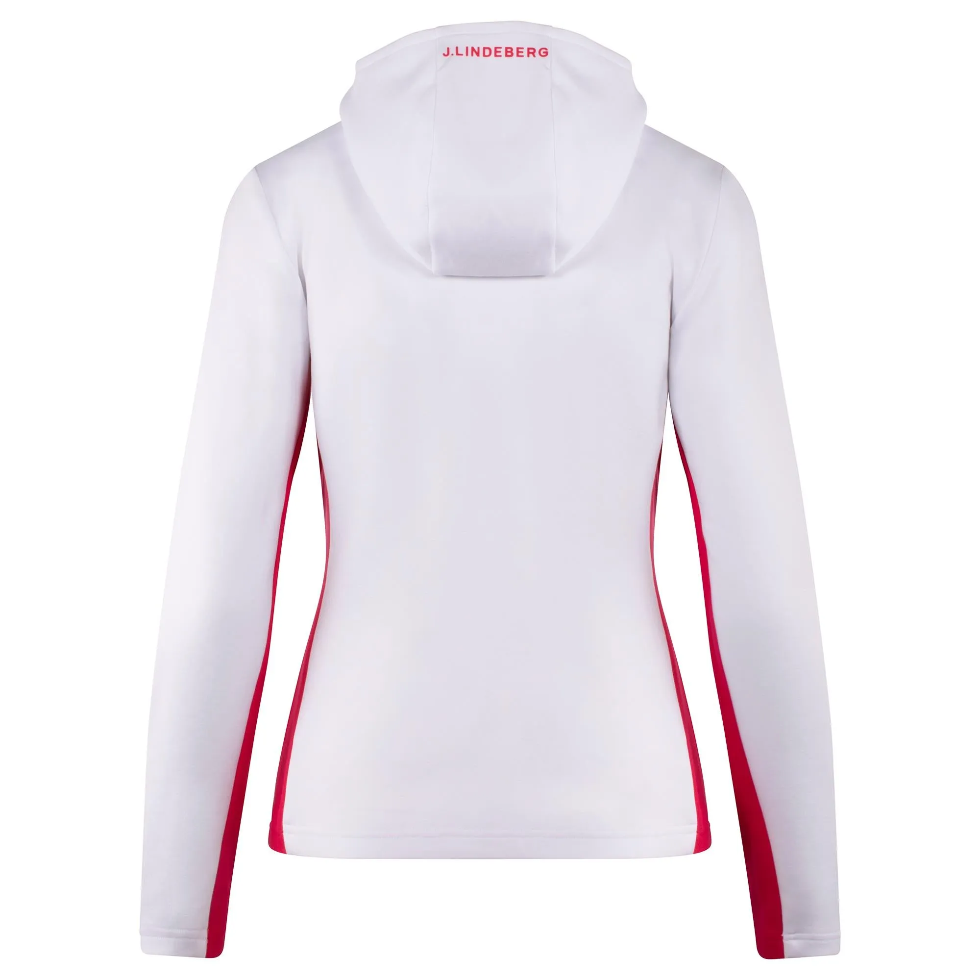 J Lindeberg Crystal Hood Ladies Golf Mid Layer White