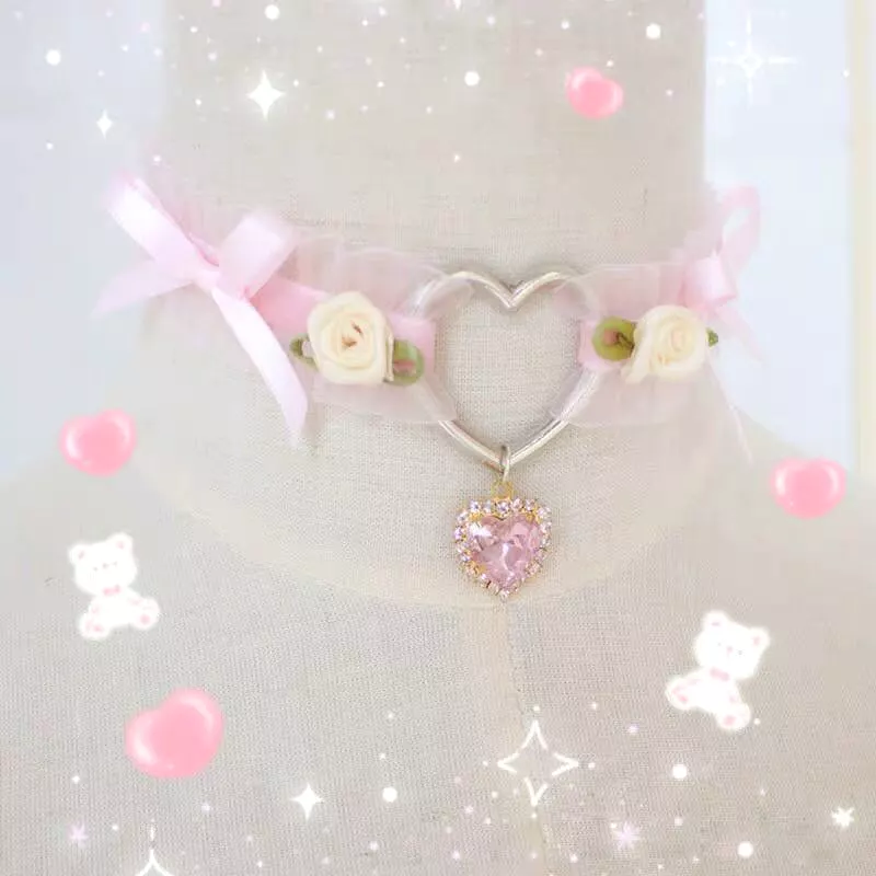 JAPANESE CUTE HEART CHOKER BY13017