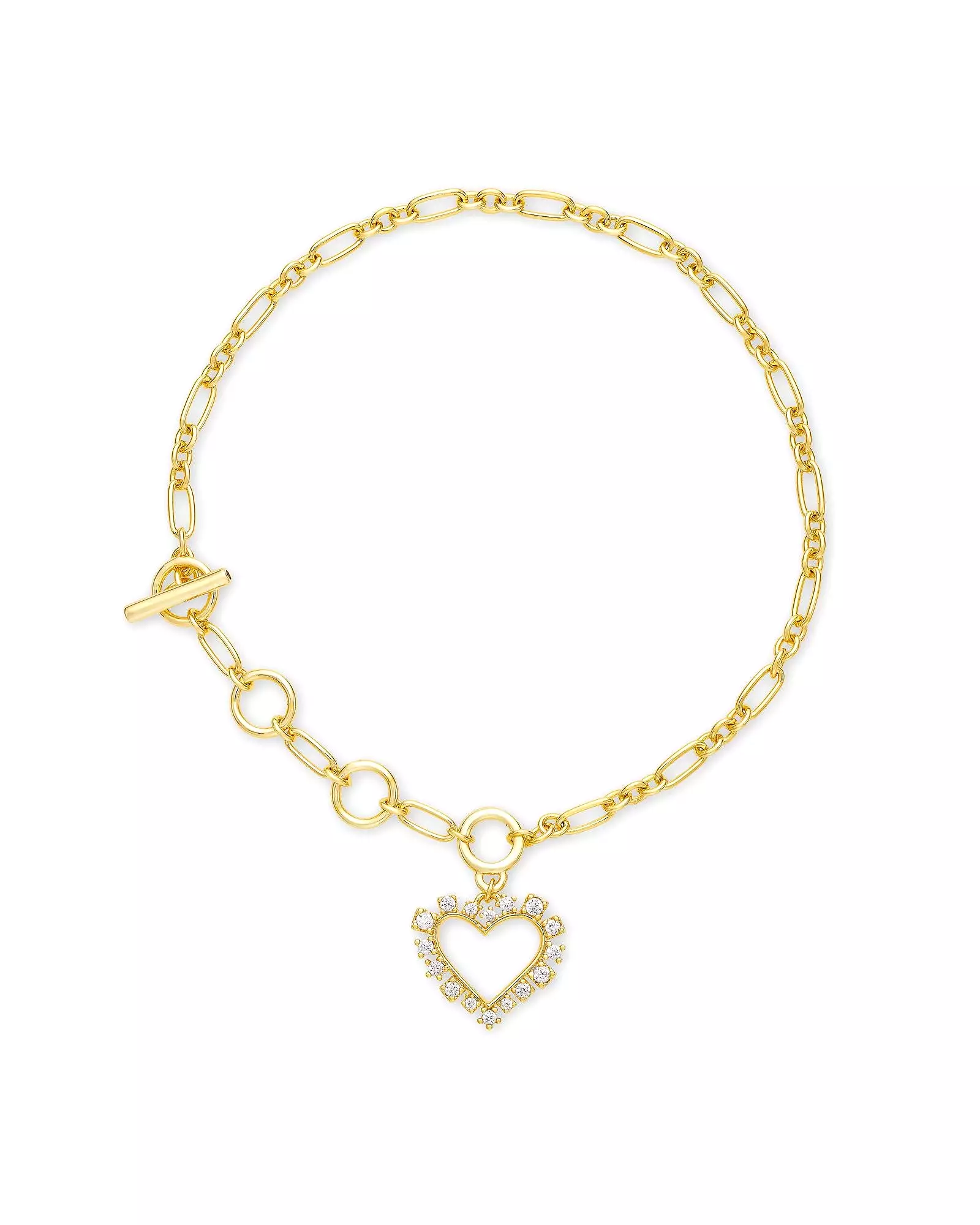 Kendra Scott Ari Heart Crystal Delicate Bracelet