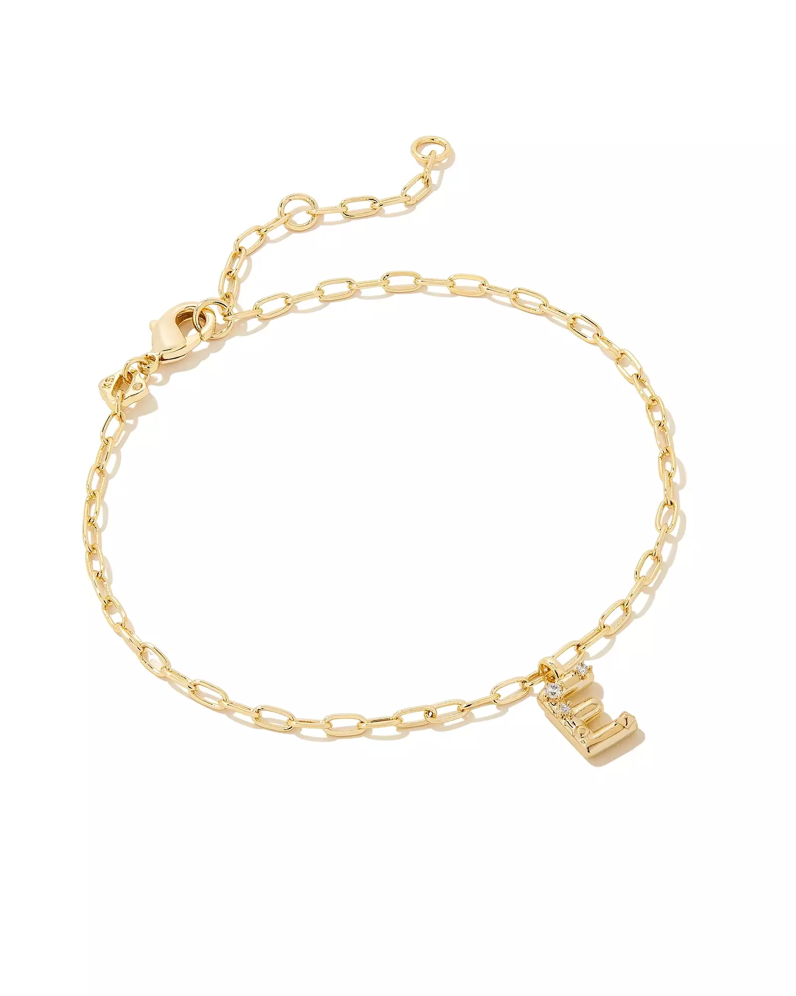 Kendra Scott Crystal Letter Delicate Bracelet