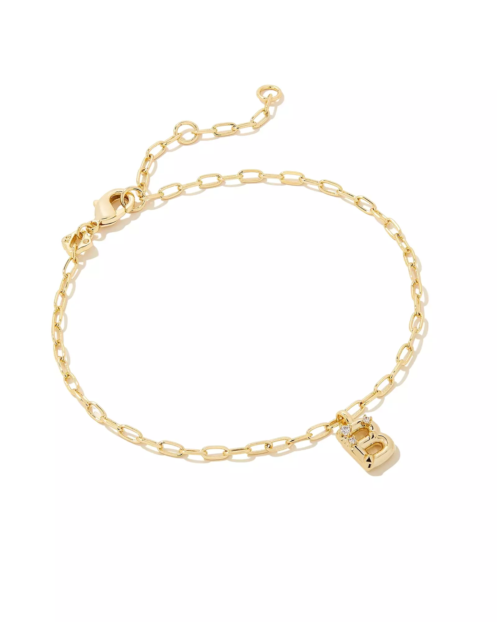 Kendra Scott Crystal Letter Delicate Bracelet