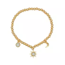 KNIGHT & DAY -  White Opal Crystal Sunshine Bracelet